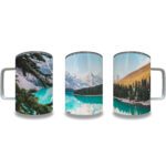 12oz Travel Mug Cover Custom Print on Demand Australia Mountains