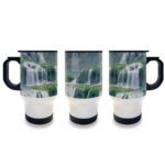 15oz Travel Mug Cover Custom Print On Demand Australia Waterfall