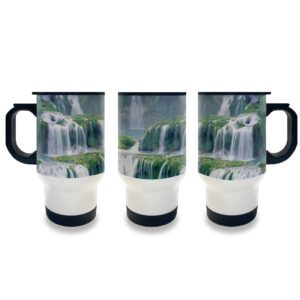 15oz Travel Mug Cover Custom Print On Demand Australia Waterfall