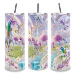 20oz Glitter Tumbler Cover Custom Print On Demand Australia Unicorn