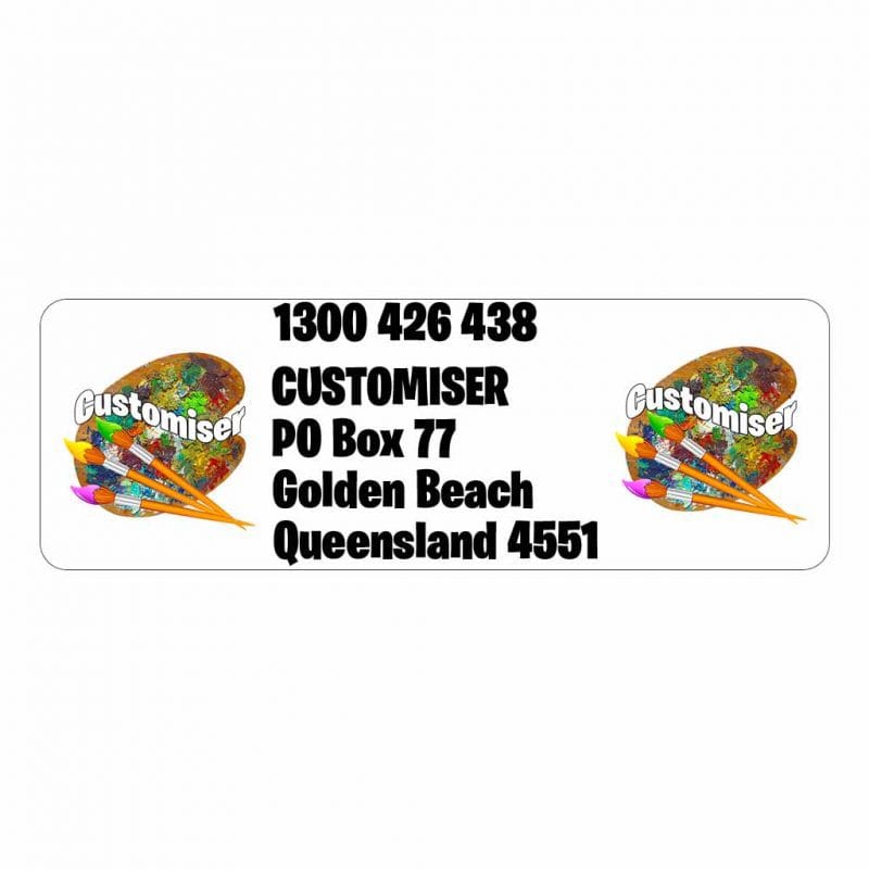 Business Return Labels Large Custom Design Print Printed in Australia Cheap