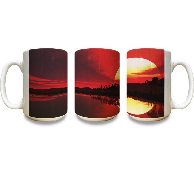 Ceramic Mug 15oz AAA Rated Custom Print On Demand Australia Cover Sunset