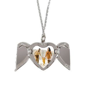 Custom Photo Image Design Angel Wings Necklace Print On Demand Australia