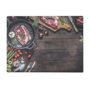 Glass Cutting Board Large Glossy Design Custom Print On Demand Australia NZ