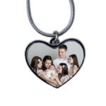 Love Heart Metal Necklace Hanging Design Custom Gift Australia