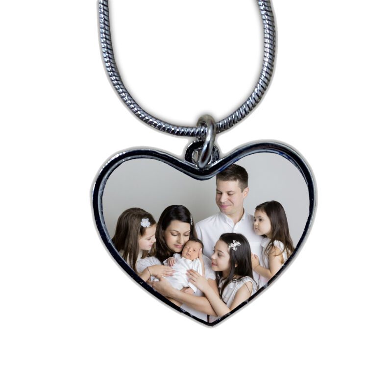 Love Heart Metal Necklace Hanging Design Custom Gift Australia