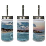 Mason Jar White over Custom Print On Demand Australia Beach