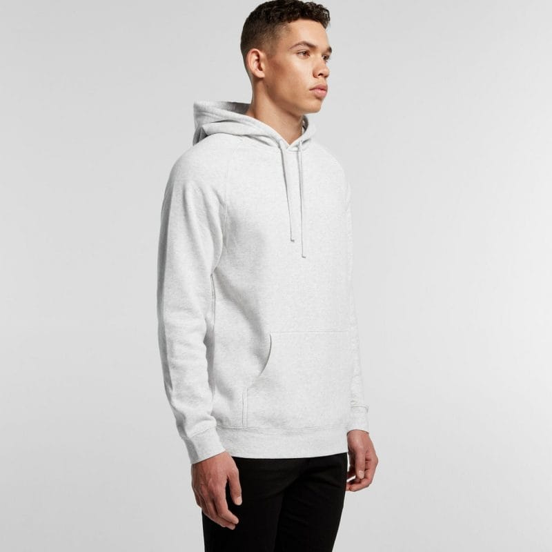 Mens AS Colour Hoodie Pullover Custom Photo Image Design Model Angle