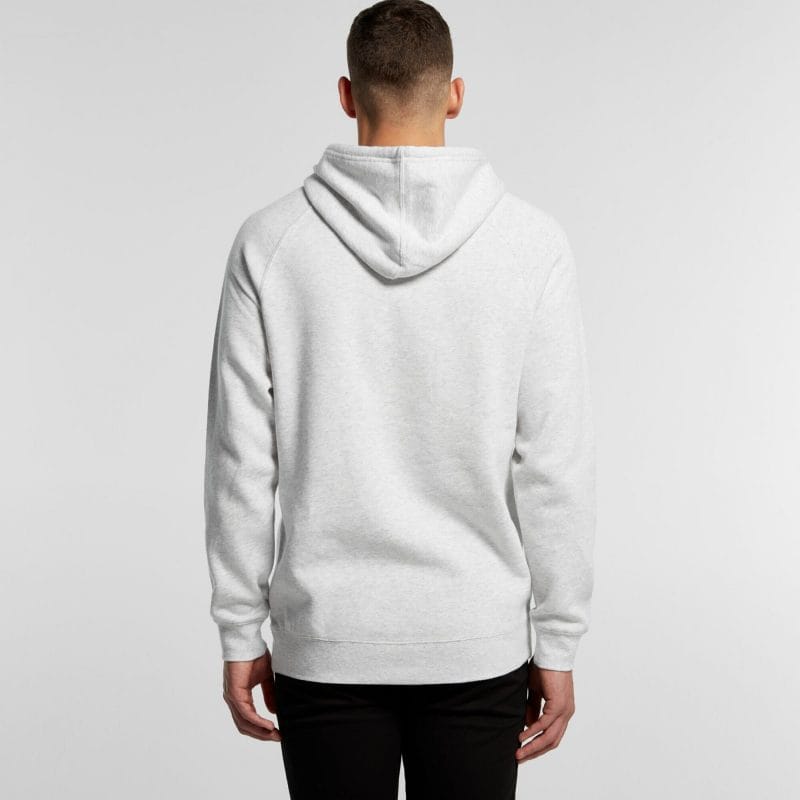 Mens AS Colour Hoodie Pullover Custom Photo Image Design Model Back