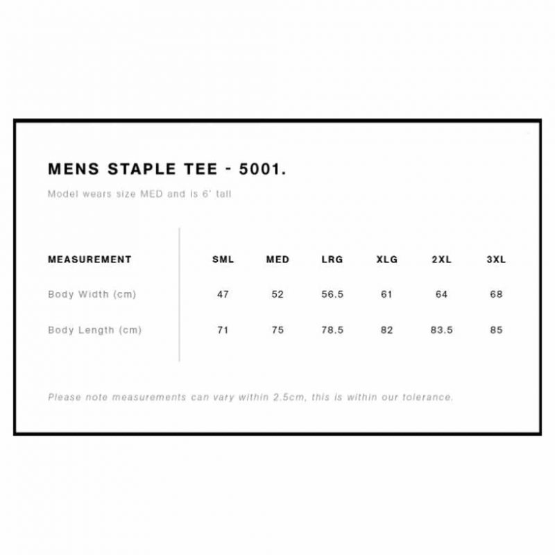 Mens AS Colour Staple Crew Neck T Shirt Custom Photo Image Design Sizes