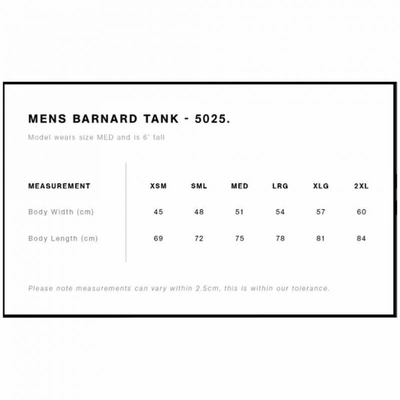 Mens AS Colour Tank Muscle Top Custom Photo Image Design Sizes