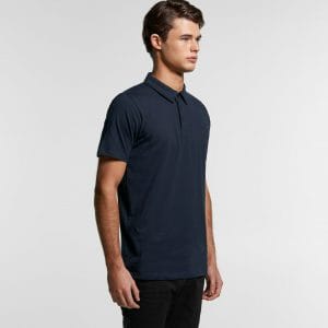 Mens AS Polo Uniform Custom Photo Image Design Model Angle scaled