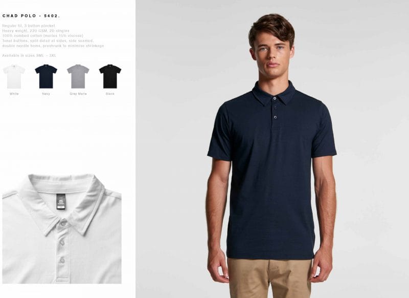 Mens AS Polo Uniform Custom Photo Image Design Specs scaled