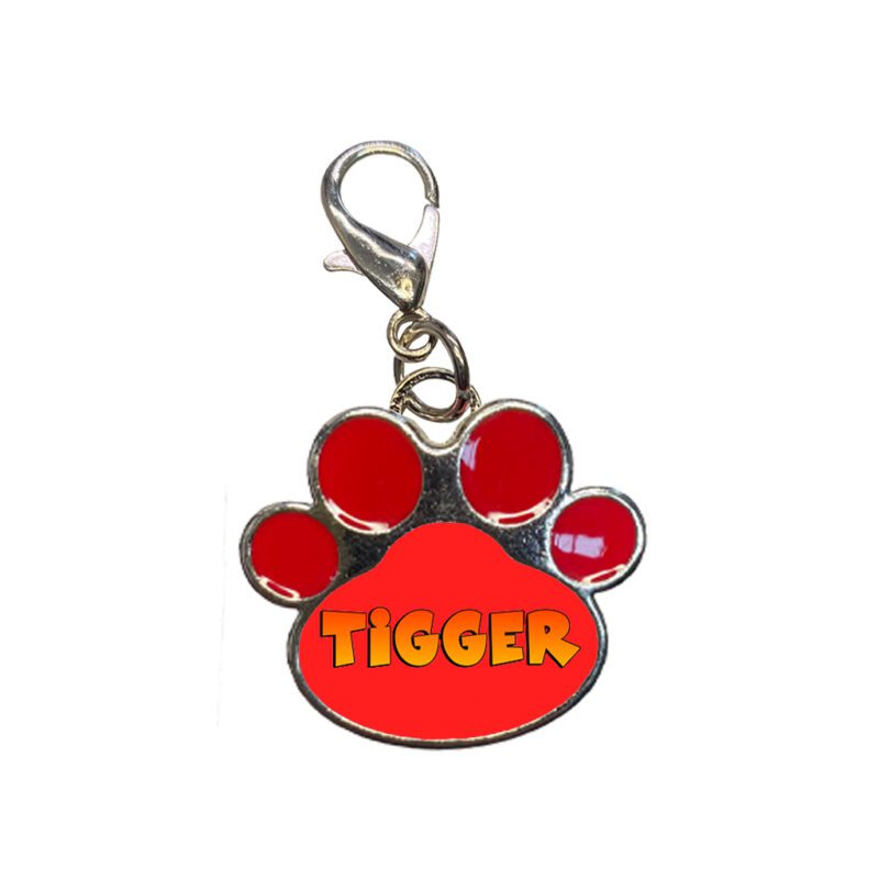 Metal Cat Tag Cover Image Red Custom Gift Australia