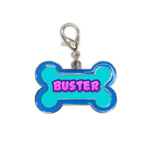 Metal Dog Tag Cover Image Blue Custom Gift Australia