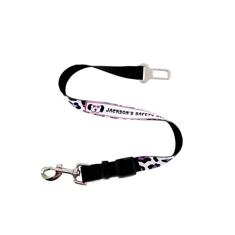 Pet Seat Belt Sublimation Blank Printed Curved