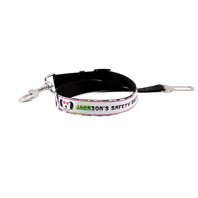 Pet Seat Belt Sublimation Blank Printed Rolled