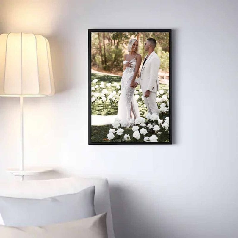 Picture Framed Black Photo Poster Image 50 x 70 cm Scene