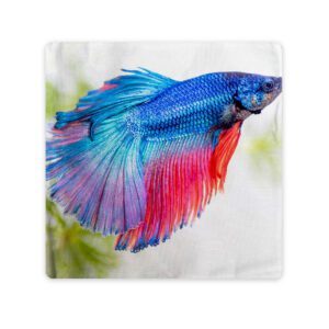 Pure White Linen Cushion Cover Cover Custom Print On Demand Australia Fish