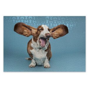 Puzzle A3 300 Piece Cover Image Custom Print On Demand Australia Puppy Yawning