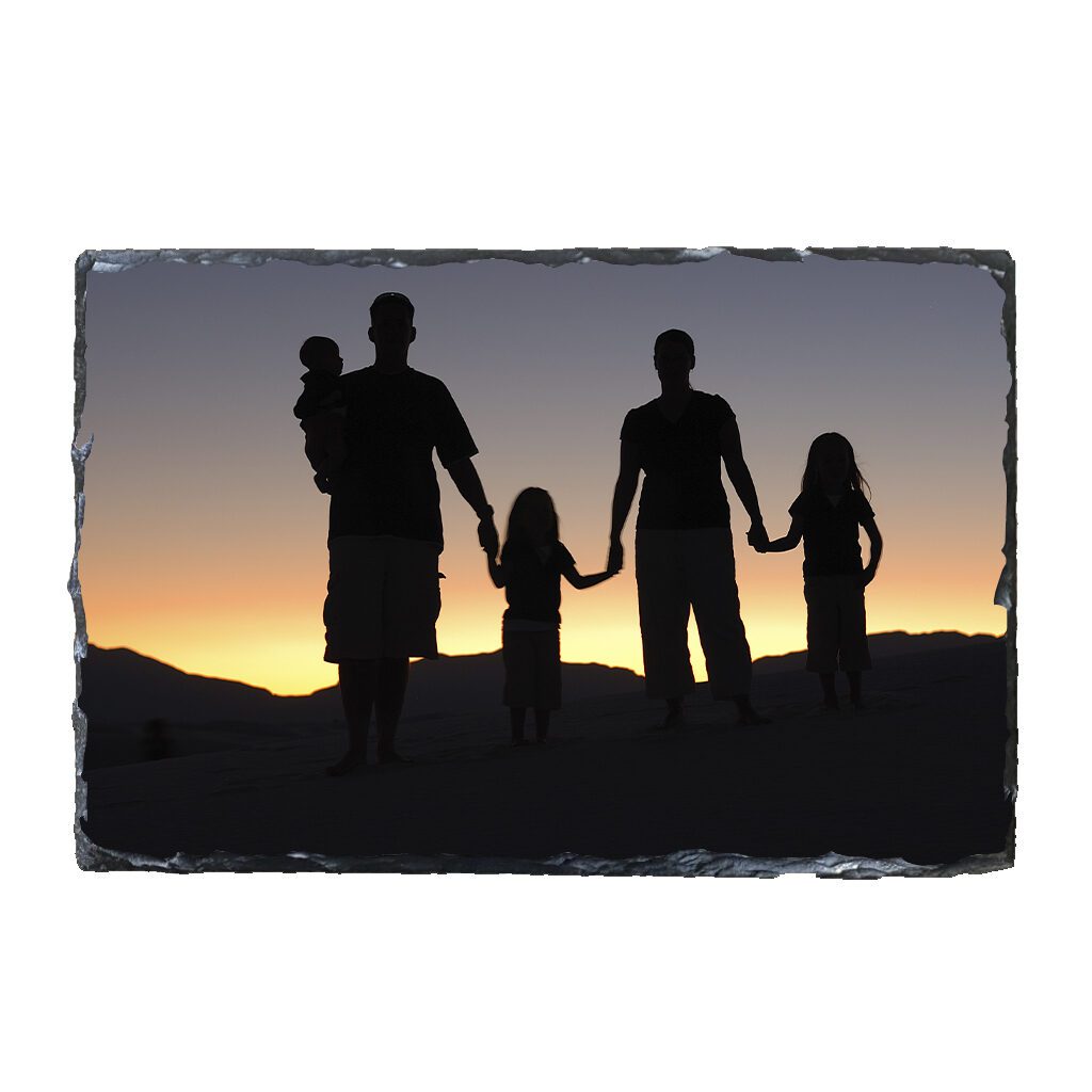 Rock Picture Slate Large Rectangle Custom Family Print On Demand Australia