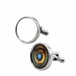 Round Metal Cufflinks Set of 2 Print On Demand Australia