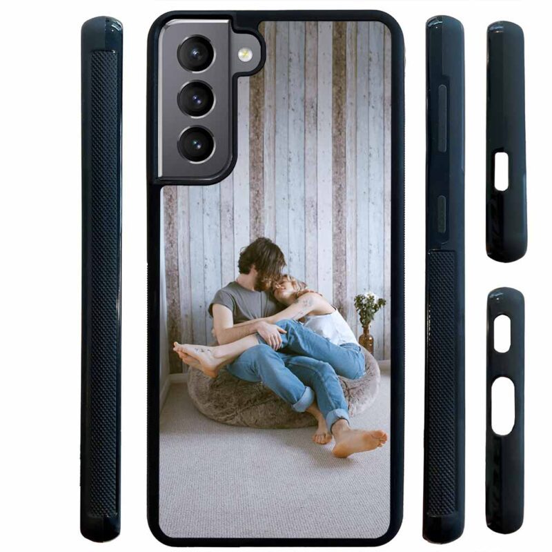 Samsung Galaxy S21 photo custom print on demand bumper couple phone case