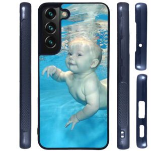 Samsung Galaxy S22 Full Product Print On Demand Bumper Phone Case Baby Swimming scaled