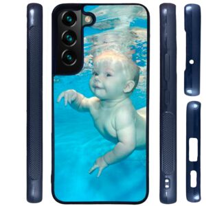 Samsung Galaxy S22 Full Product Print On Demand Bumper Phone Case Baby Swimming scaled