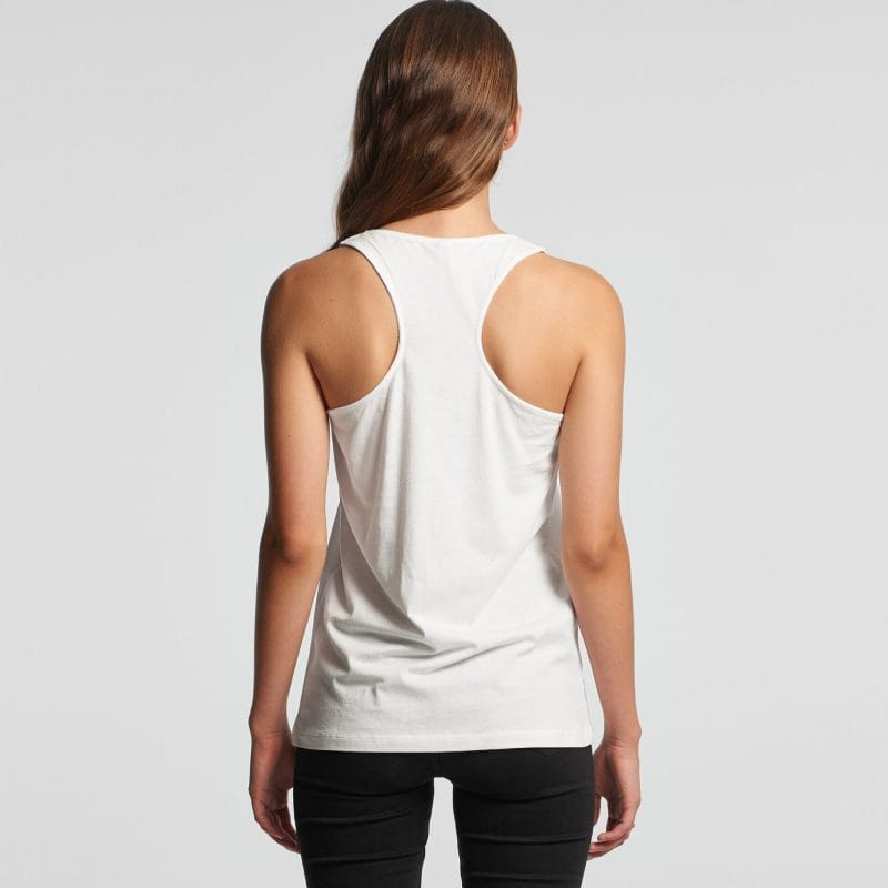 Womens AS Balance Racerback Singlet Custom Photo Image Design Model Back