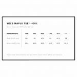 Womens AS Colour Maple Crew Neck T Shirt Custom Photo Image Design Sizing
