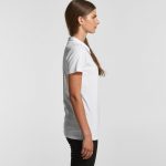 Womens AS Polo Uniform Custom Photo Image Design Model Side