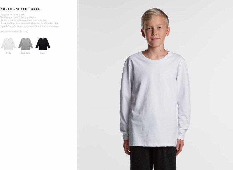 Youths Long Sleeve T Shirt Custom Photo Image Design Specs scaled