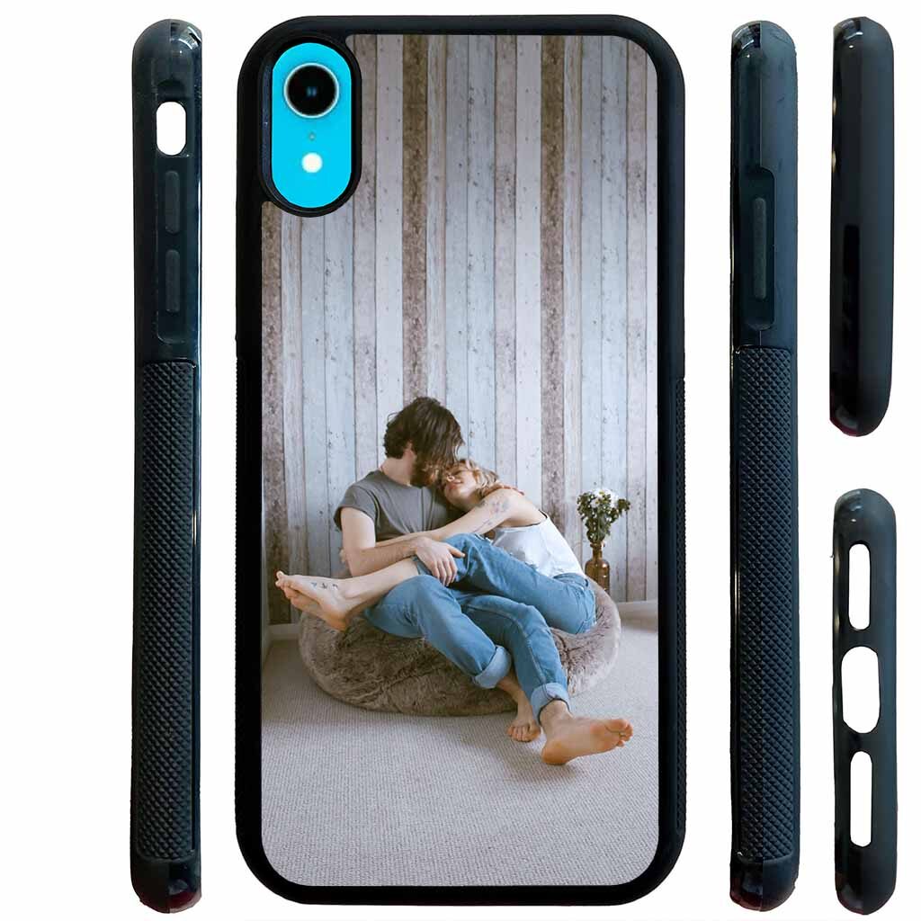 iPhone xr photo custom print on demand bumper couple love phone case